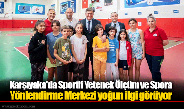Karşıyaka'da Sportif Yetenek Ölçüm ve Spora Yönlendirme Merkezi yoğun ilgi görüyor