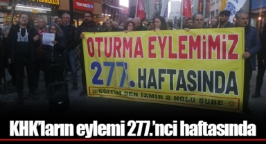 KHK’ların eylemi 277.’nci haftasında