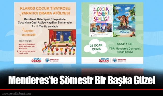 Menderes’te Sömestr Bir Başka Güzel