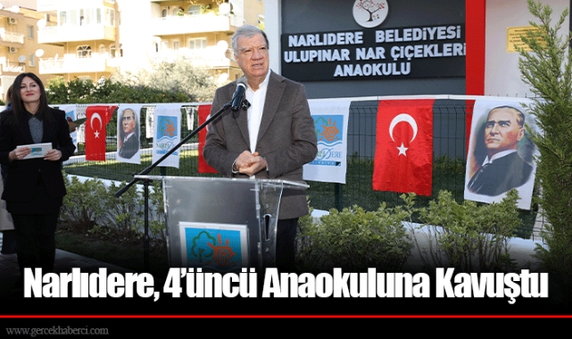 Narlıdere, 4’üncü Anaokuluna Kavuştu