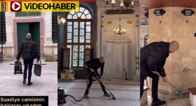 O fenomen bu kez de camiyi lavanta yağıyla foşur foşur yıkadı