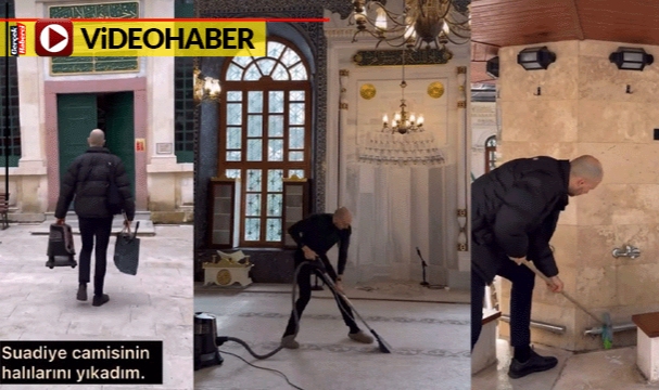 O fenomen bu kez de camiyi lavanta yağıyla foşur foşur yıkadı