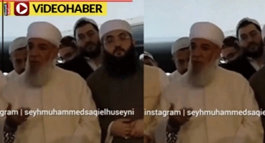 O konuşurken müritleri garip sesler çıkardı... İzleyenler şaşkına döndü