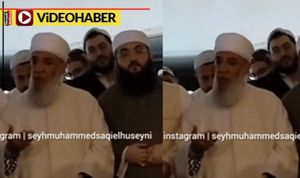 O konuşurken müritleri garip sesler çıkardı... İzleyenler şaşkına döndü