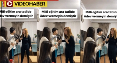 Ödevi olmayan çocuklarına Cumhurbaşkanı Erdoğan'ın sözleriyle böyle hitap etti