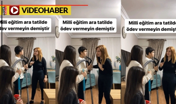 Ödevi olmayan çocuklarına Cumhurbaşkanı Erdoğan&#039;ın sözleriyle böyle hitap etti