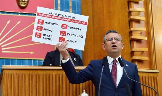 Özgür Özel, kalem kalem anlattı: AK Parti iktidarı 20 yılda emeklinin cebinden ne çaldı?