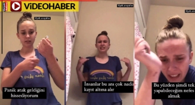Panik atak geçirdiği anları kayda aldı: Tıp öğrencilerine ders niteliğinde video