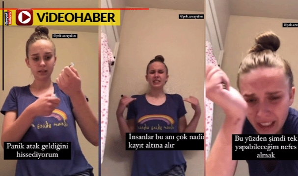 Panik atak geçirdiği anları kayda aldı: Tıp öğrencilerine ders niteliğinde video