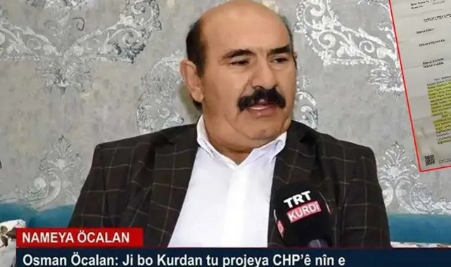Savcılık, ‘TRT’ şikayetini karara bağladı: Osman Öcalan’ın ifade özgürlüğü var