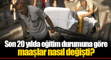 Son 20 yılda eğitim durumuna göre maaşlar nasıl değişti?