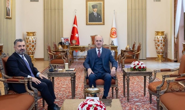 TBMM Başkanı Kurtulmuş, RTÜK Başkanı Şahin'le bir araya geldi: Gündem diziler