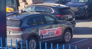 Togg muhtarın seçim arabası oldu