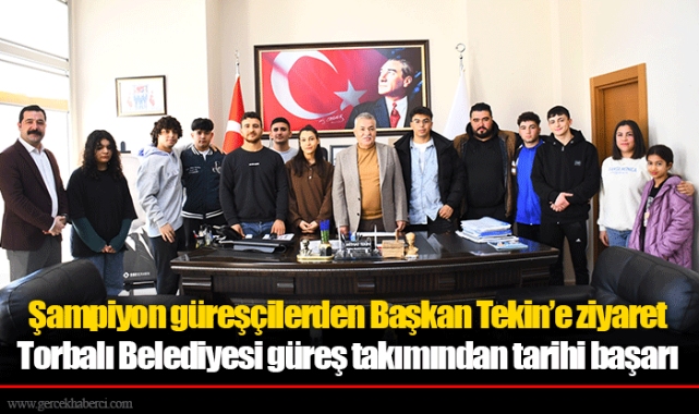 Torbalı Belediyesi güreş takımından tarihi başarı