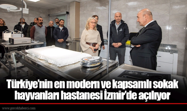 Türkiye’nin en modern ve kapsamlı sokak hayvanları hastanesi İzmir’de açılıyor