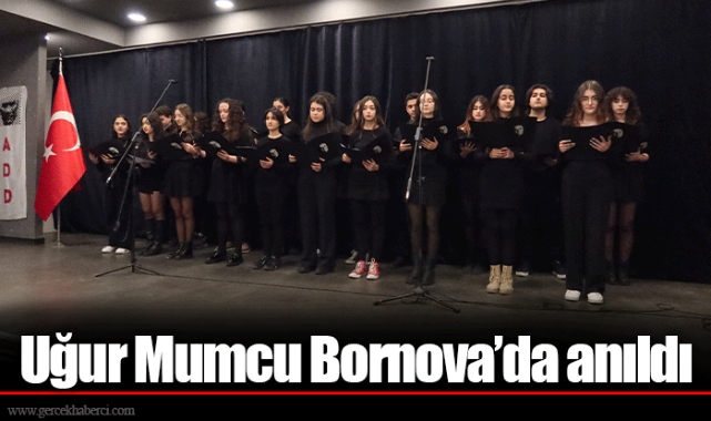 Uğur Mumcu Bornova’da anıldı