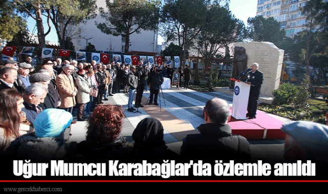 Uğur Mumcu Karabağlar'da özlemle anıldı