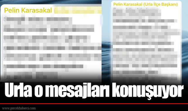 Urla o mesajları konuşuyor