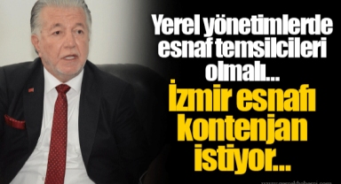 Yerel yönetimlerde esnaf temsilcileri olmalı…