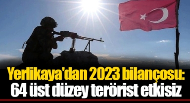 Yerlikaya'dan 2023 bilançosu: 64 üst düzey terörist etkisiz