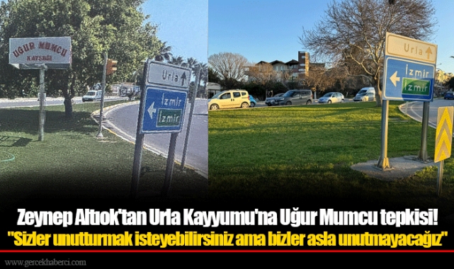 Zeynep Altıok'tan Urla Kayyumuna Uğur Mumcu tepkisi!