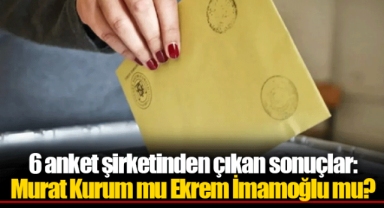 6 anket şirketinden çıkan sonuçlar: Murat Kurum mu Ekrem İmamoğlu mu?