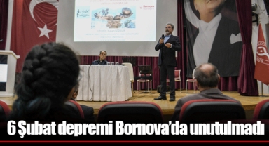 6 Şubat depremi Bornova’da unutulmadı