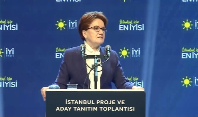 Akşener isim vermeden İmamoğlu’na yüklendi