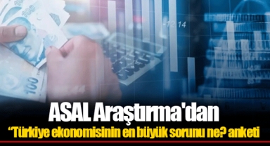 ASAL Araştırma'dan “Türkiye ekonomisinin en büyük sorunu ne? anketi