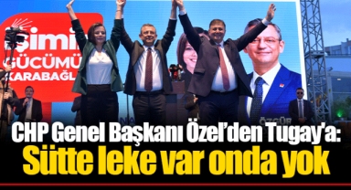 CHP Genel Başkanı Özel’den Tugay'a: Sütte leke var onda yok