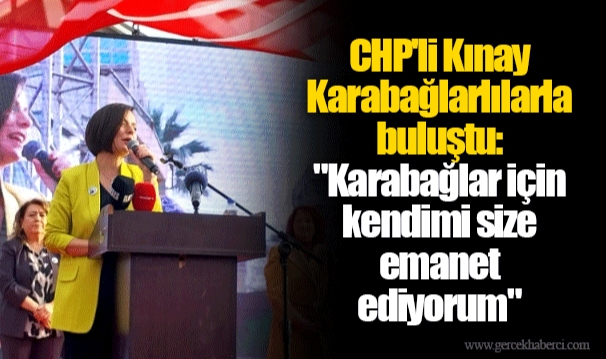 CHP'li Kınay Karabağlarlılarla buluştu: "Karabağlar için kendimi size emanet ediyorum"