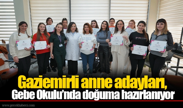 Gaziemirli anne adayları, Gebe Okulu’nda doğuma hazırlanıyor 