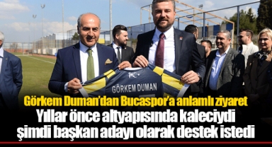 Görkem Duman’dan Bucaspor’a anlamlı ziyaret