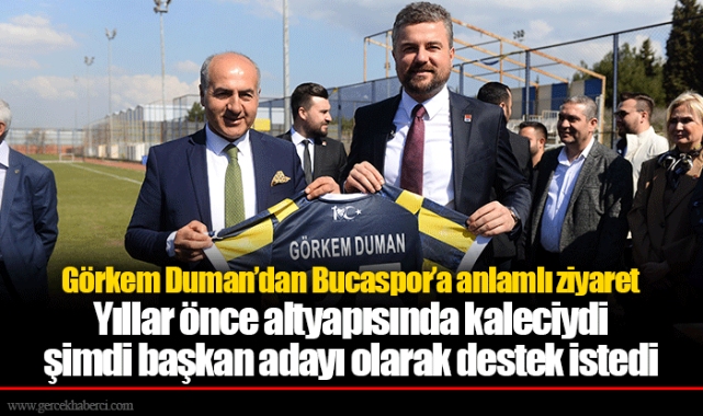Görkem Duman’dan Bucaspor’a anlamlı ziyaret