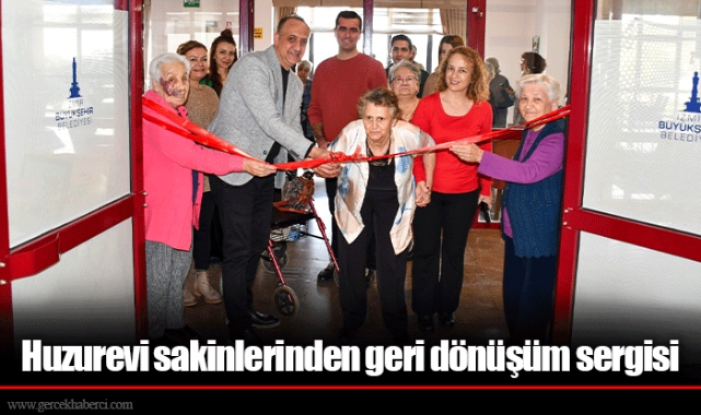Huzurevi sakinlerinden geri dönüşüm sergisi