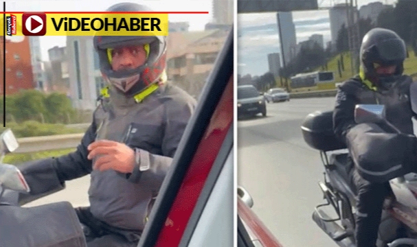 Kadın sürücüyü tehdit etti, hakaretler savurdu, tükürdü