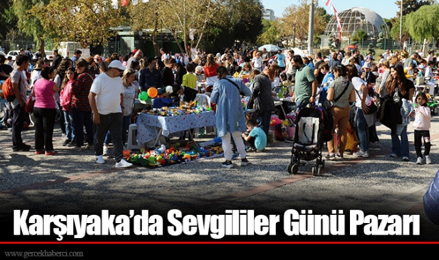 Karşıyaka’da Sevgililer Günü Pazarı 