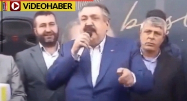 Konya'da belediye başkan adayı küfür etti