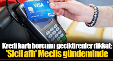 Kredi kartı borcunu geciktirenler dikkat: 'Sicil affı' Meclis gündeminde