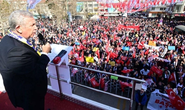 Mansur Yavaş: "Bunlar partilerini ilçelerinden çok seviyorlar"