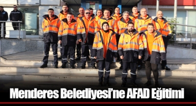 Menderes Belediyesi’ne AFAD Eğitimi