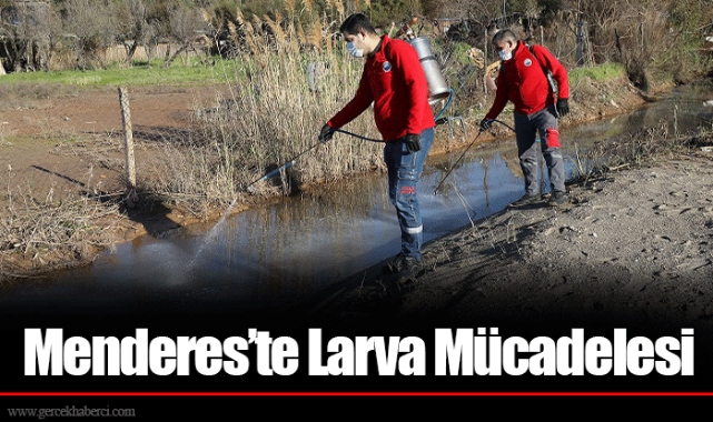 Menderes’te Larva Mücadelesi