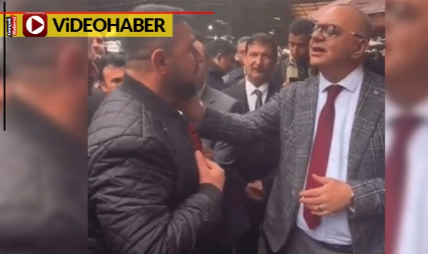 MHP'li Başkan ile vatandaş arasında gerilim
