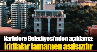 Narlıdere Belediyesi'nden açıklama: İddialar tamamen asılsızdır