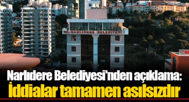 Narlıdere Belediyesi'nden açıklama: İddialar tamamen asılsızdır