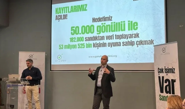 Oy ve Ötesi&#039;nin 31 Mart Yerel Seçimleri hedefi 50 bin gönüllü: Önceki seçime göre yüzde 75 azaldı