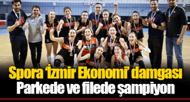 Spora ‘İzmir Ekonomi’ damgası Parkede ve filede şampiyon