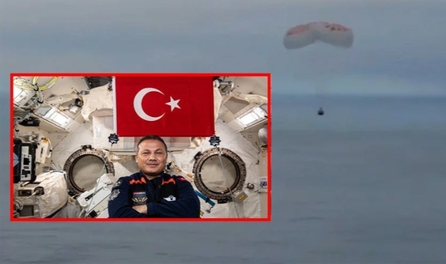 Tarihi yolculuk sona erdi...  İlk Türk Astronot Alper Gezeravcı Dünya'ya döndü!
