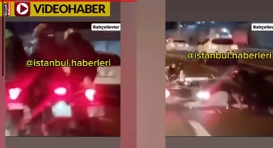 Tek teker üzerinde gitti... Kaza geliyorum dedi!