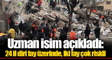 Uzman isim açıkladı: 24 il diri fay üzerinde, iki fay çok riskli